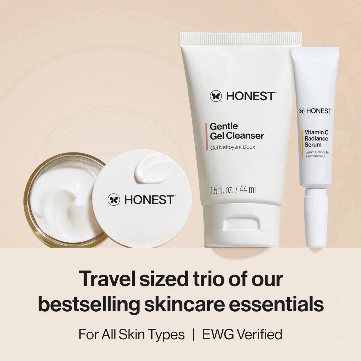 Honest Beauty The Icons Skincare Trio Travel Kit Sensitive — view 3