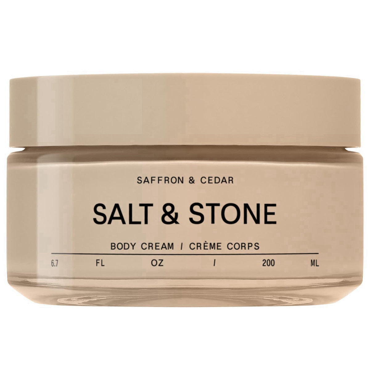 Salt & Stone Body Cream for Dry Skin Women & Men Saffron & Cedar 6.7 fl oz – product photo (Creams)