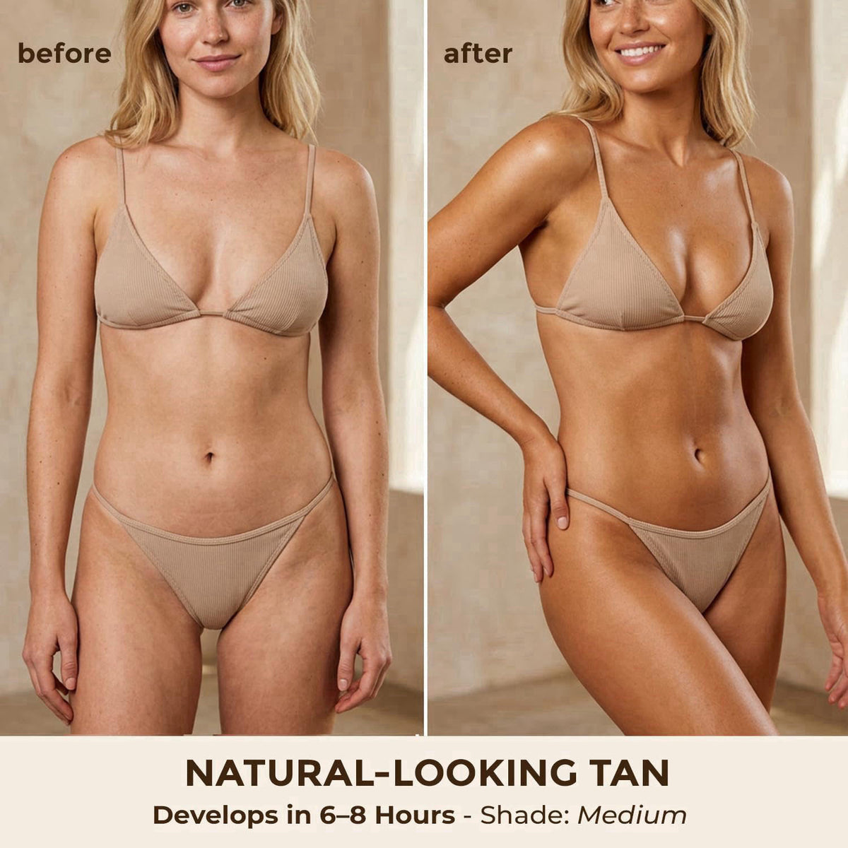 Beauty by Earth Self Tanner Mousse - USA Made with Natural & Organic Ingredients – close-up detail