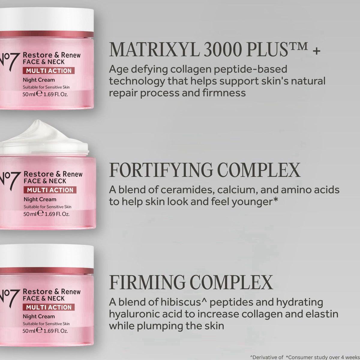 No7 Restore Renew Sculpting Night Cream for Face Neck 1 69