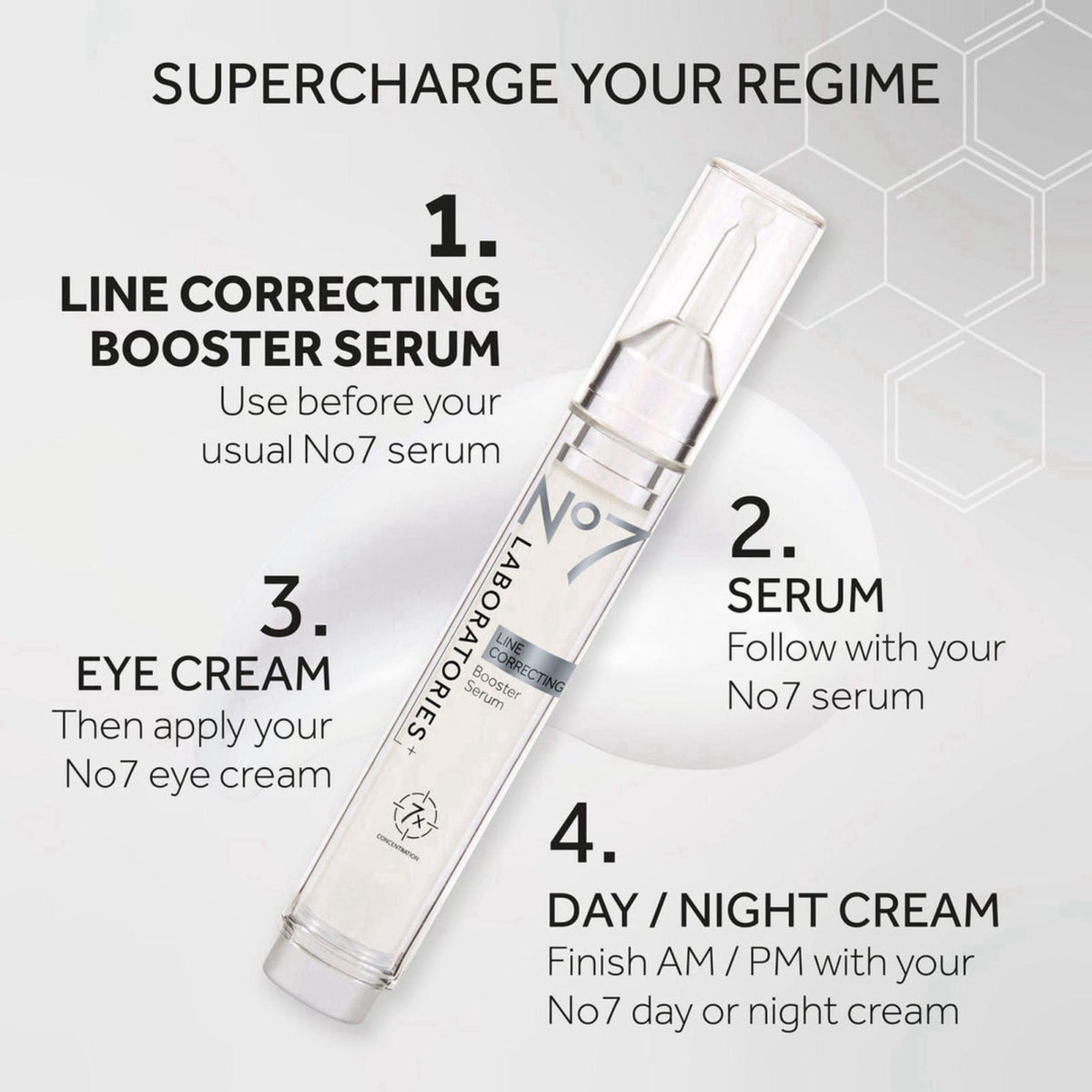 No7 Laboratories Line Correcting Booster Serum, 15 ml – alternate angle