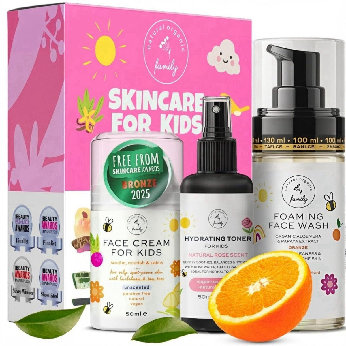 The Natural and Organic Family Kids Skincare Set — view 2