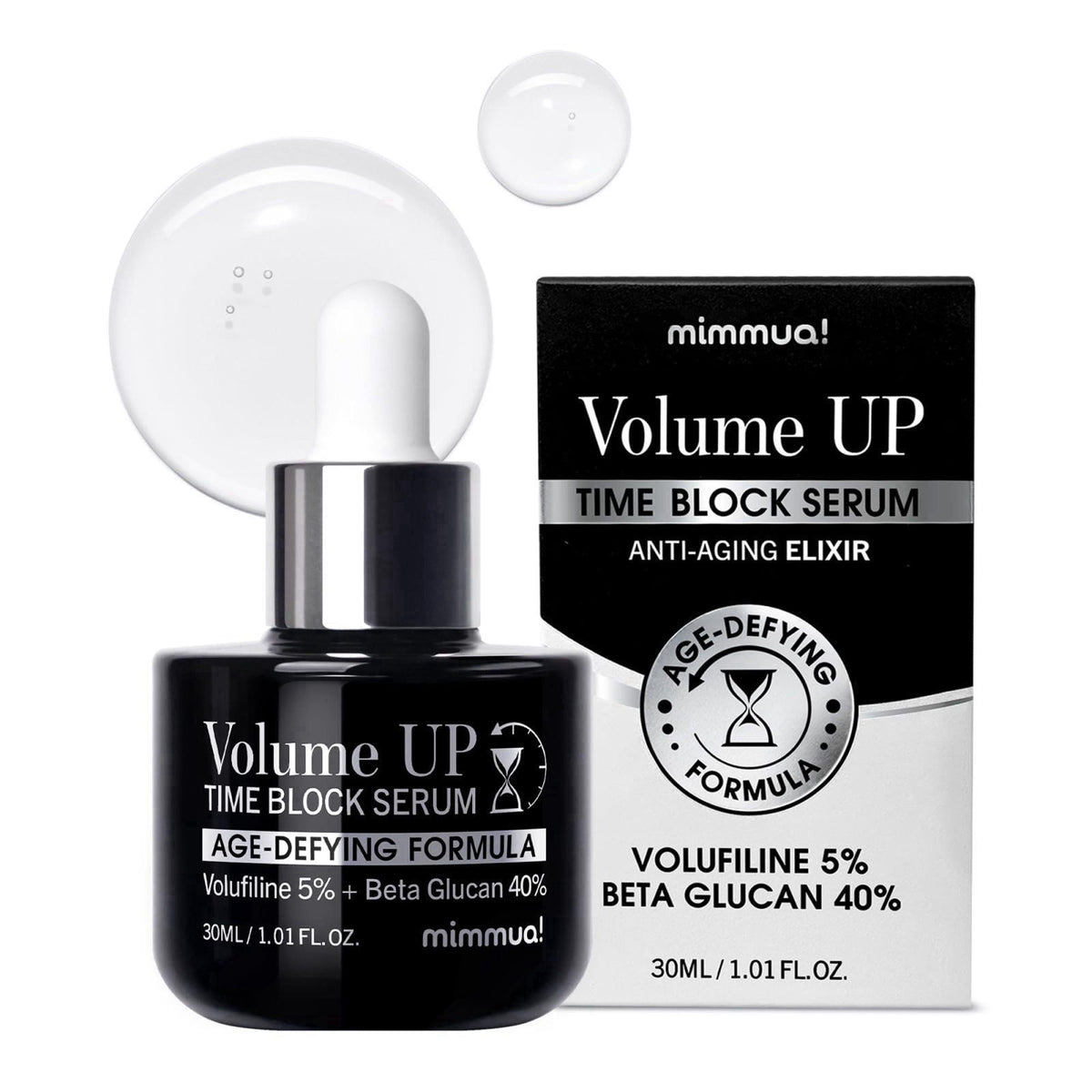 mimmua! Volume UP Time Block Serum, Face & Neck | Volufiline & Beta Glucan – product photo (Serums)