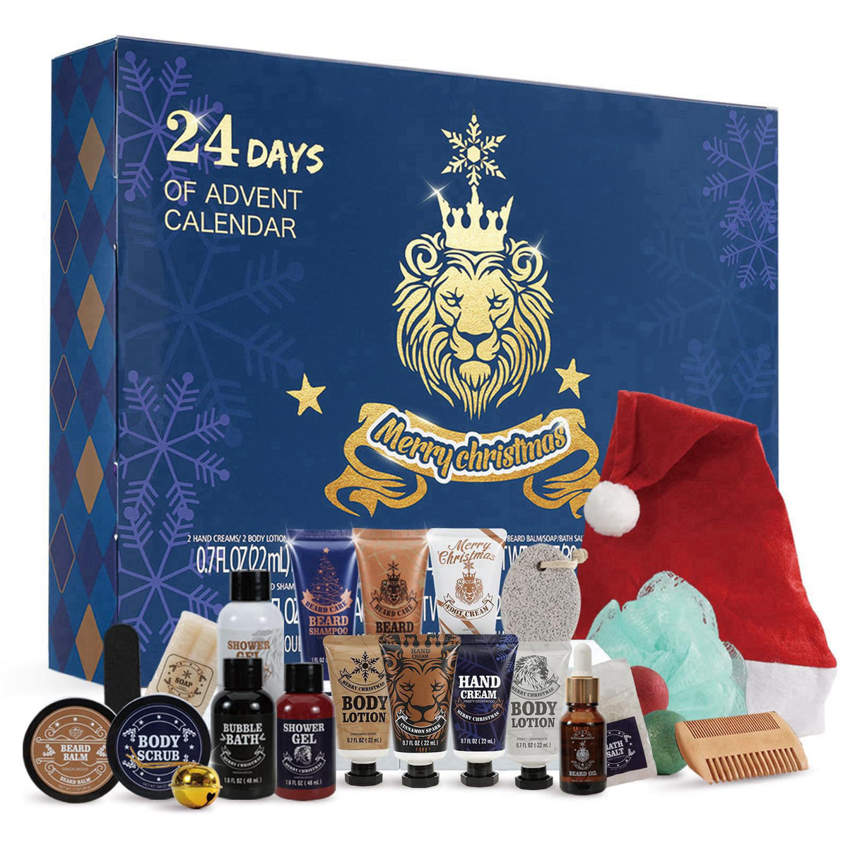 BODY & EARTH Advent Calendar 2026 for Adults - 24 Days of Christmas Countdown Calendar Gifts for Mens Advent Calendar, S