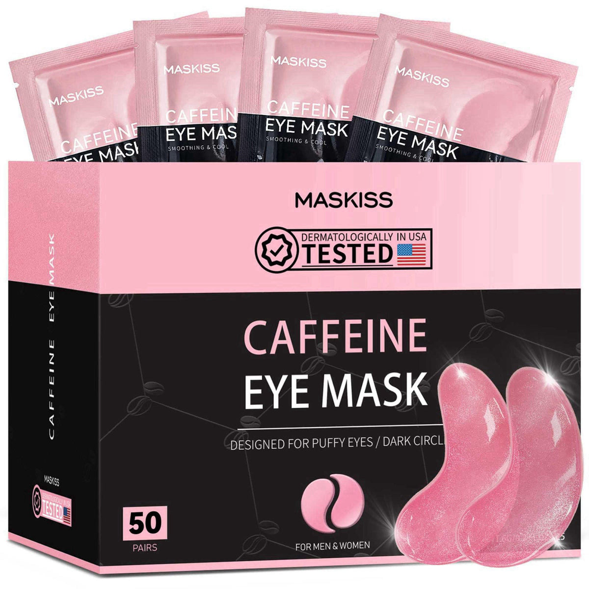 Maskiss Under Eye Patches Caffeine Eye Masks for Dark — view 2