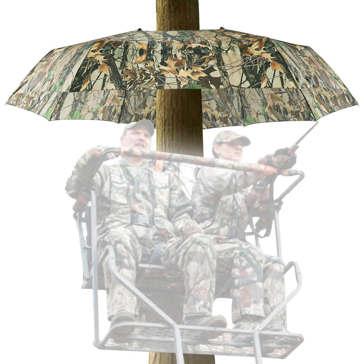 2 Man Tree Stand Umbrella with Heavy Duty Rod 60 Wide by Kalkal — view 2