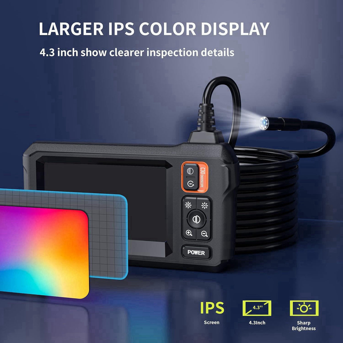 Daxiongmao Endoscope Camera with Light 1080P HD Borescope