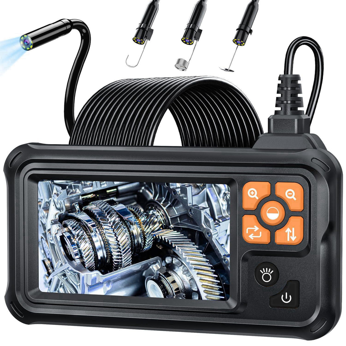 Industrial Endoscope Borescope Camera with Light 4 3 HD by SKYBASIC — view 2