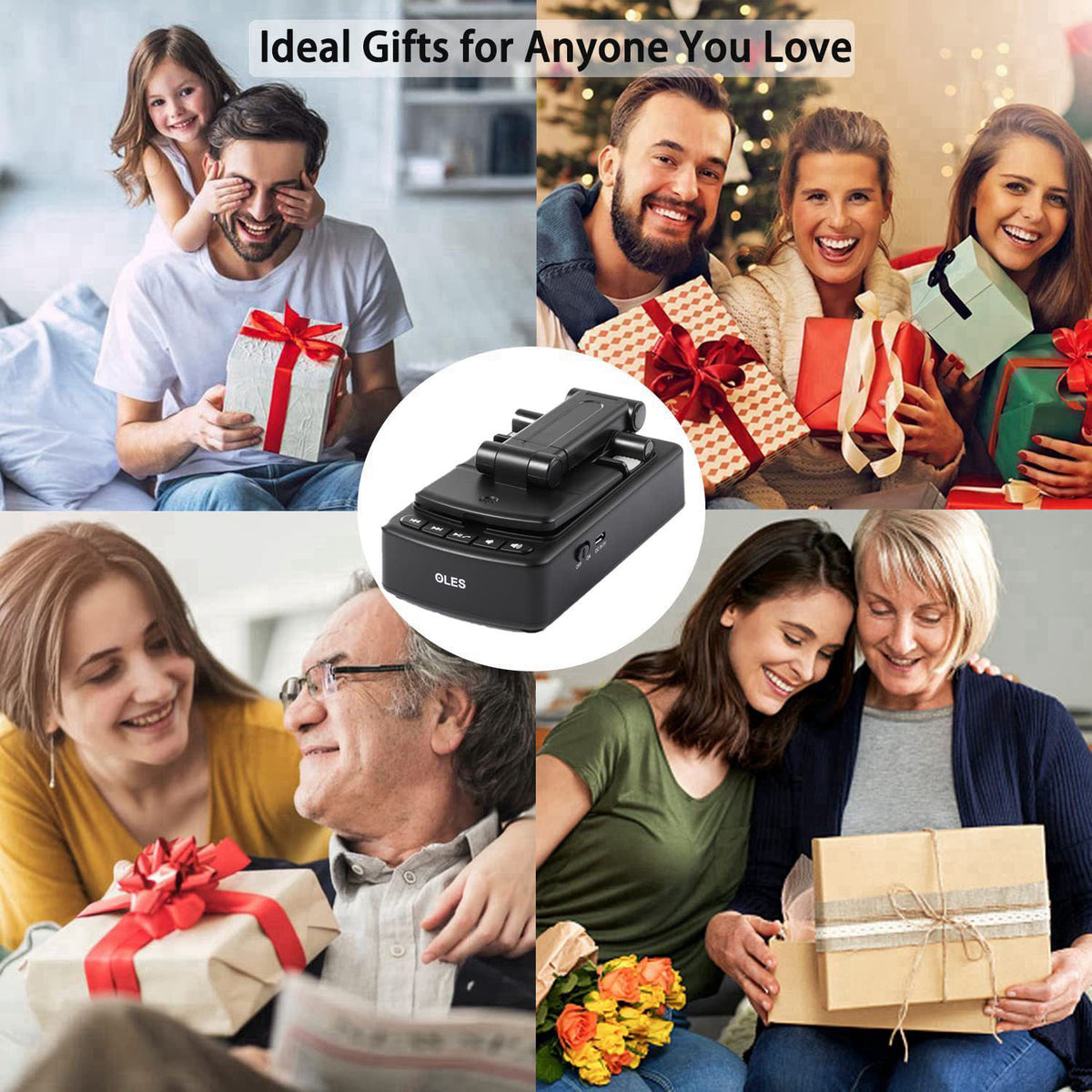 Gifts for Men OLES Mobile Phone Stand with Bluetooth for Him