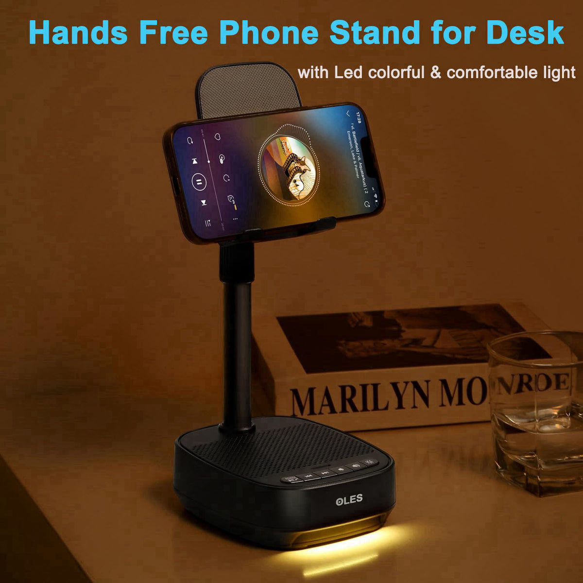 OLES Gifts for Men Women Adjustable Cell Phone Stand with