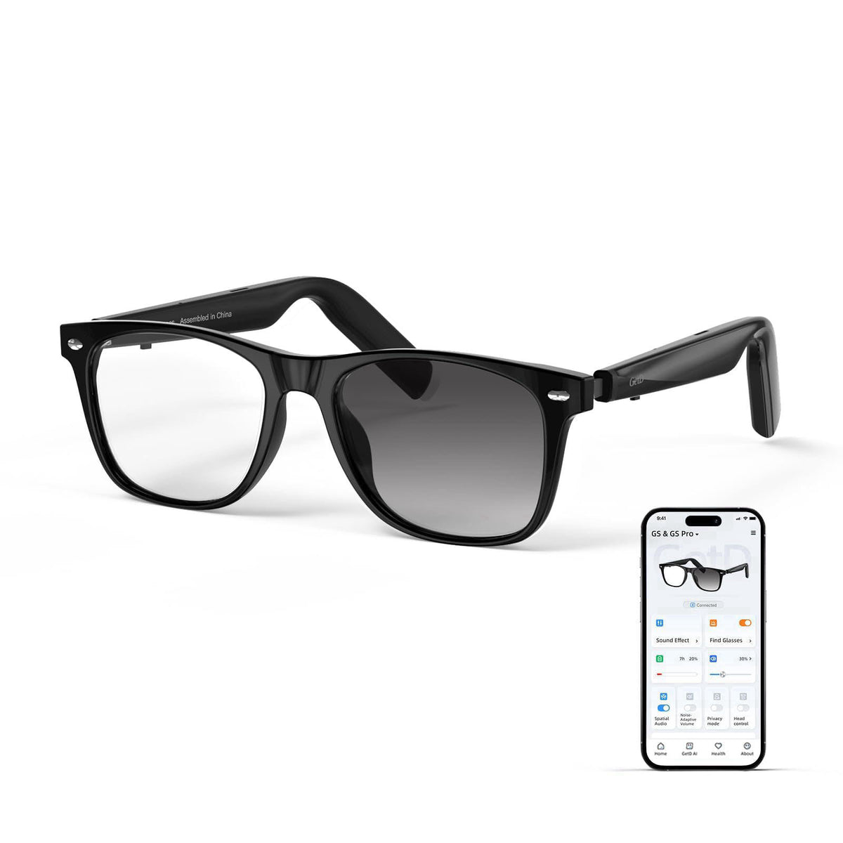 GetD AI Glasses Smart Glasses Powered by ChatGPT Real Time