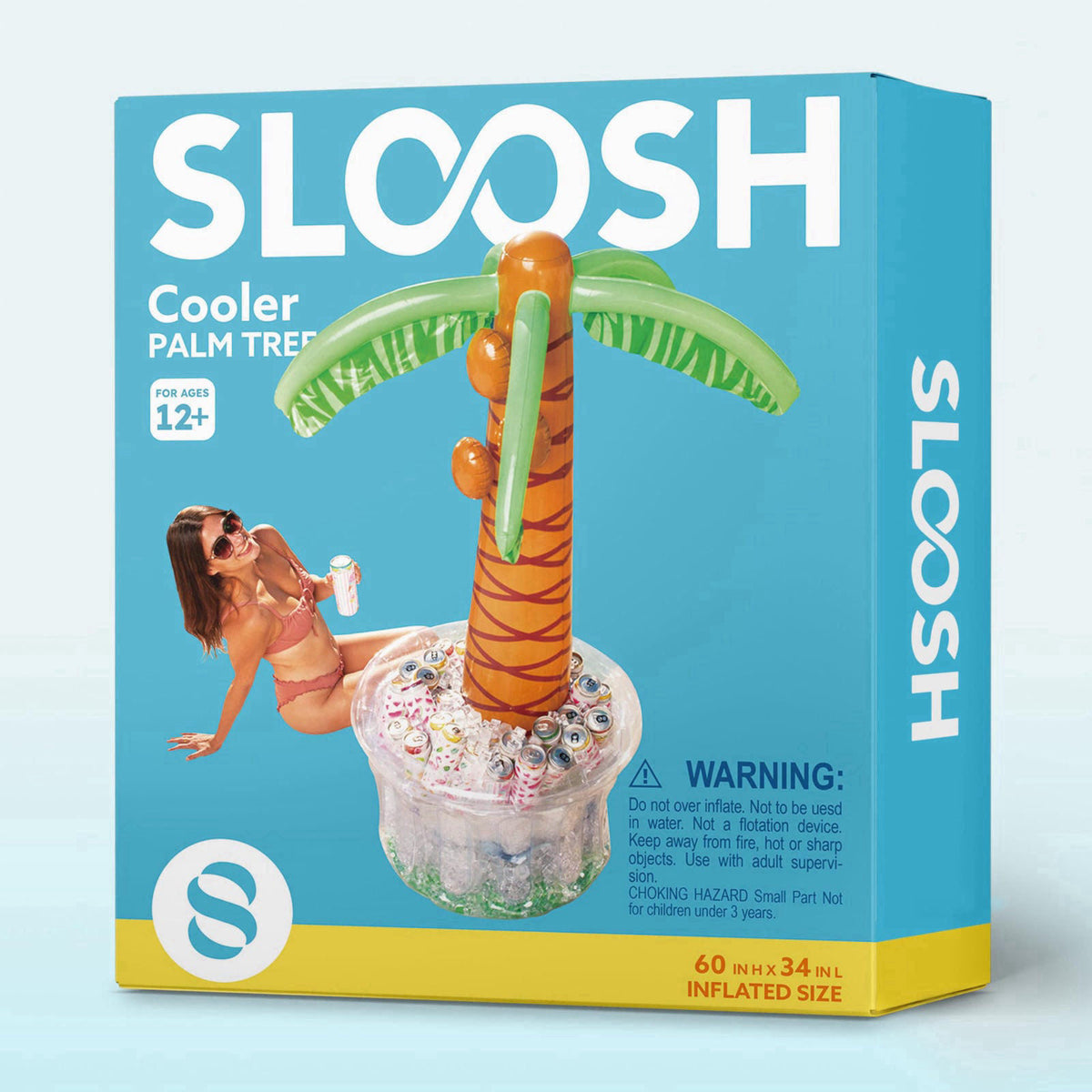 JOYIN 60 Inflatable Palm Tree Cooler Beach Theme Decor Pool