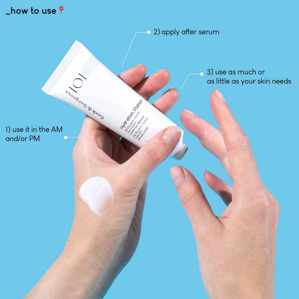 Geek Gorgeous Hydration Station Gel Cream Glycerin 1 69 oz