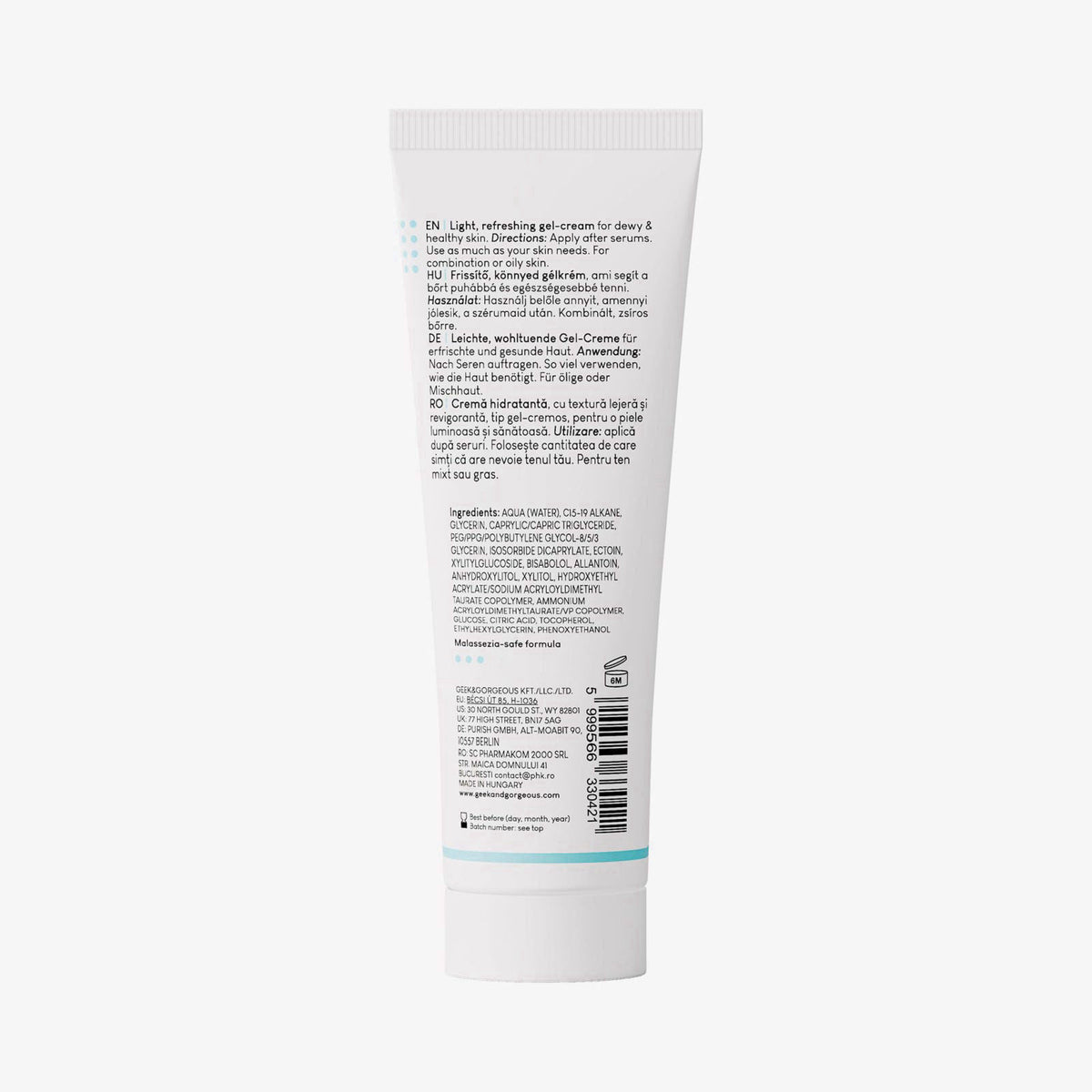 Geek Gorgeous Hydration Station Gel Cream Glycerin 1 69 oz