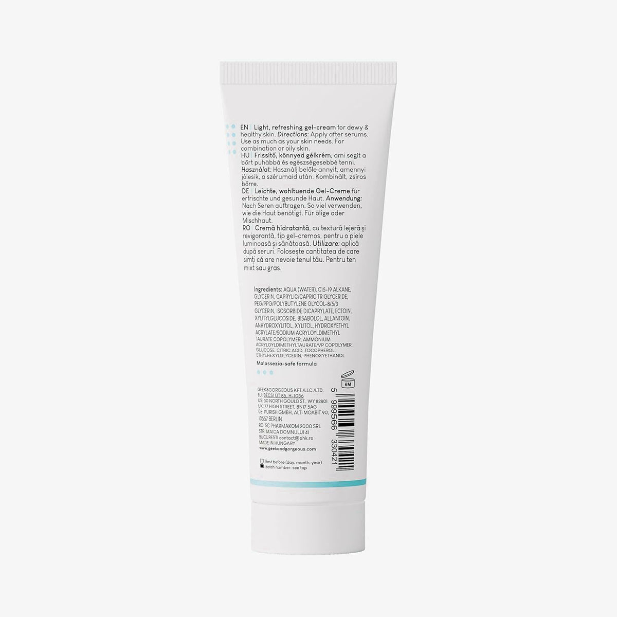 Geek Gorgeous Hydration Station Gel Cream Glycerin 1 69 oz