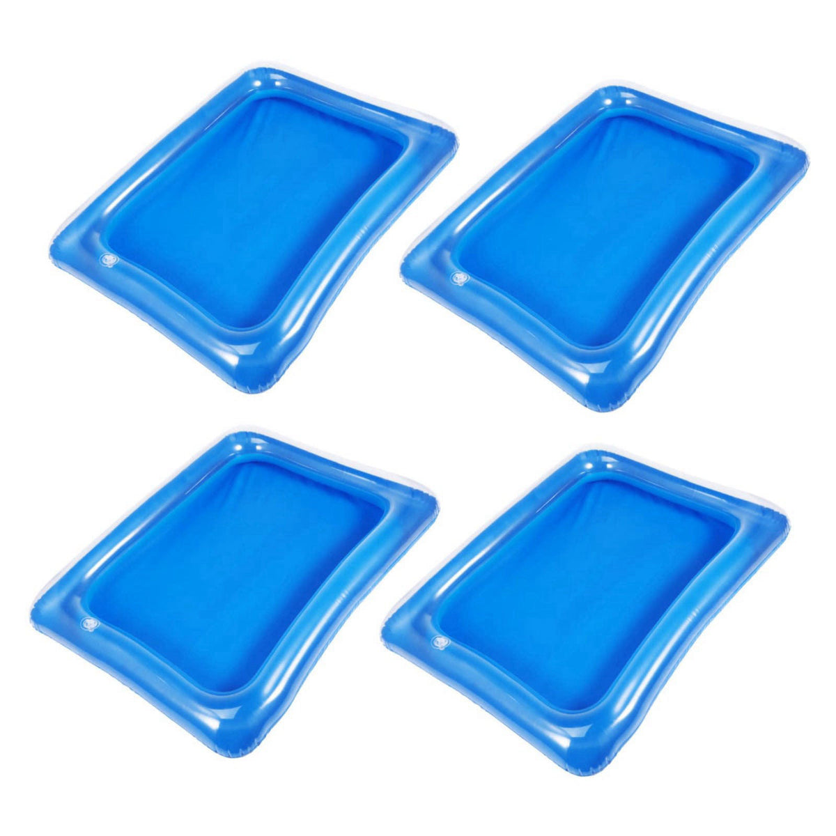 Inflatable Serving Tray 4pcs PVC Ice Bar for Party Use by IMIKEYA