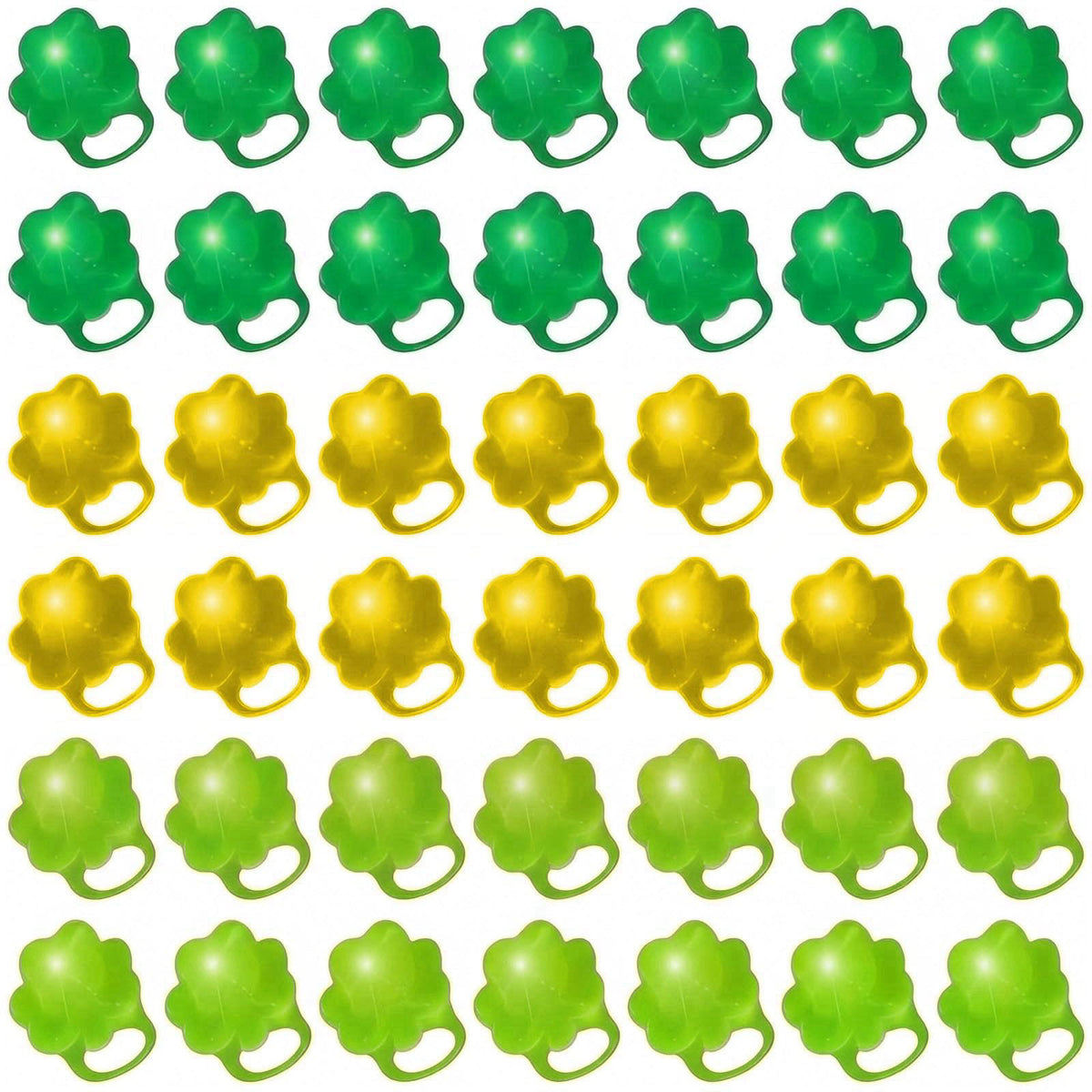 Vinsot 36 Pack St Patrick s Day Shamrocks Clover Lucky LED