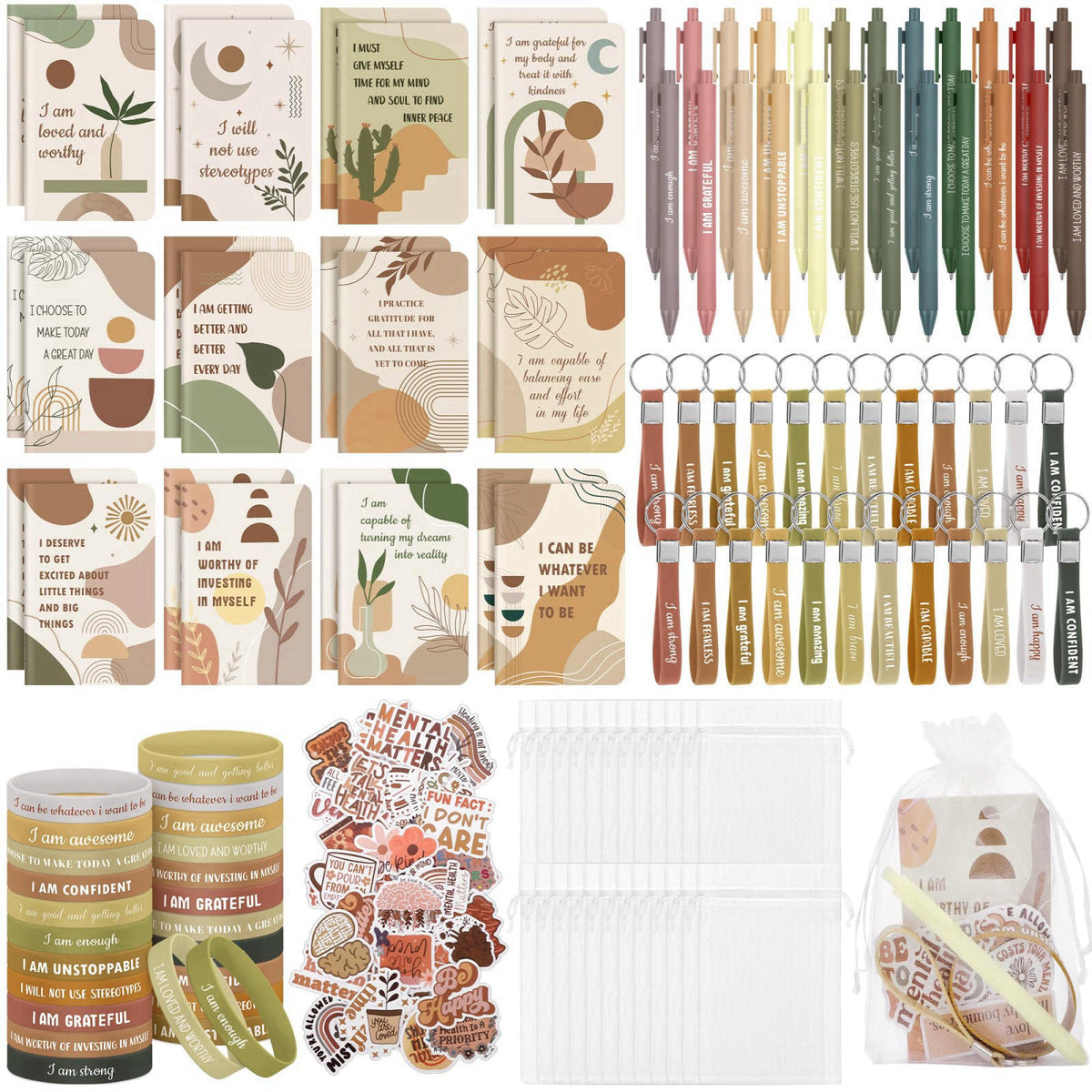 Aodaer 170 Pieces Positive Affirmation Gifts Set