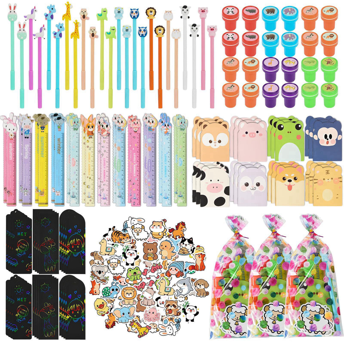 24 pack Cute Animals Party favors Cute Stationery Classroom by Ulema