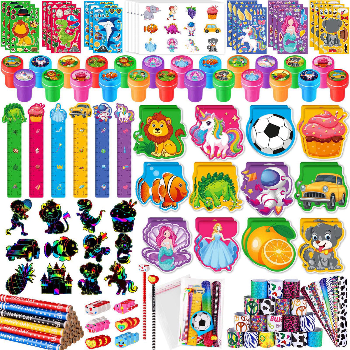 BenLouis 120Pcs Birthday Stationery Set Party Favors for