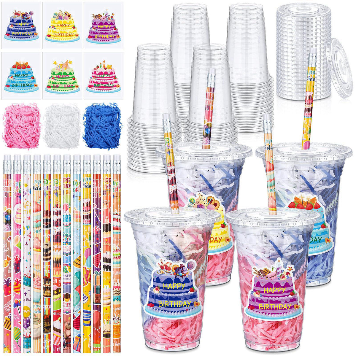 Qinyoung 24 Set Classroom Birthday Gift for Student Happy — view 2