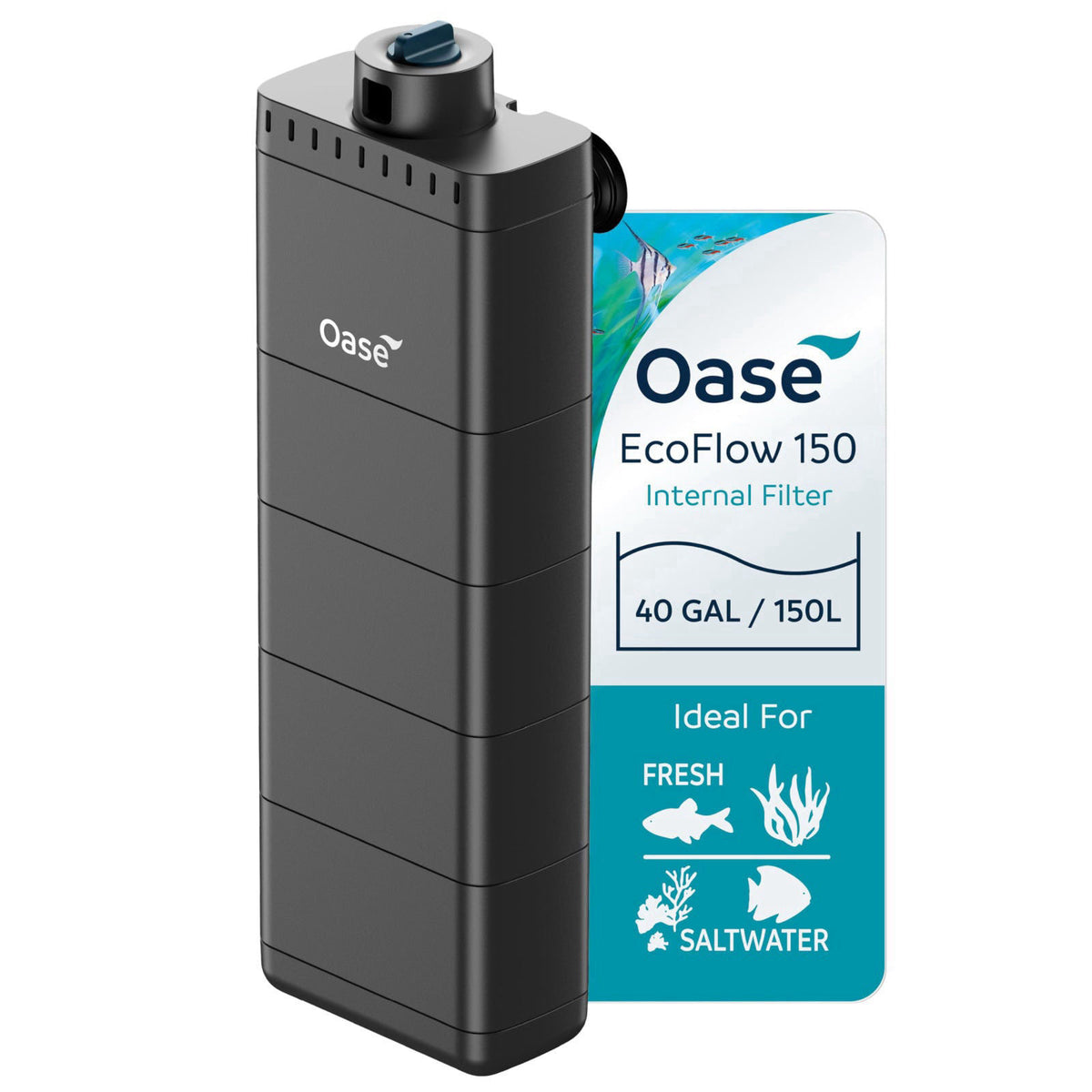 Oase EcoFlow 150 Internal Aquarium Filter Quiet Submersible — view 2