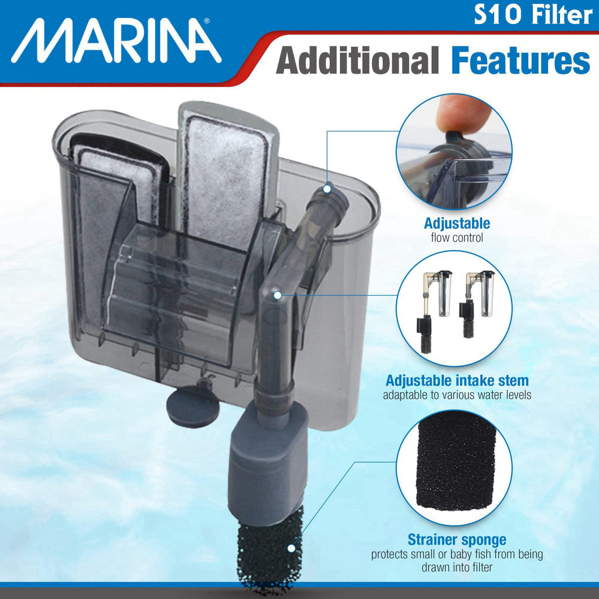 Marina S10 Power Filter up to 10 gallons — view 5