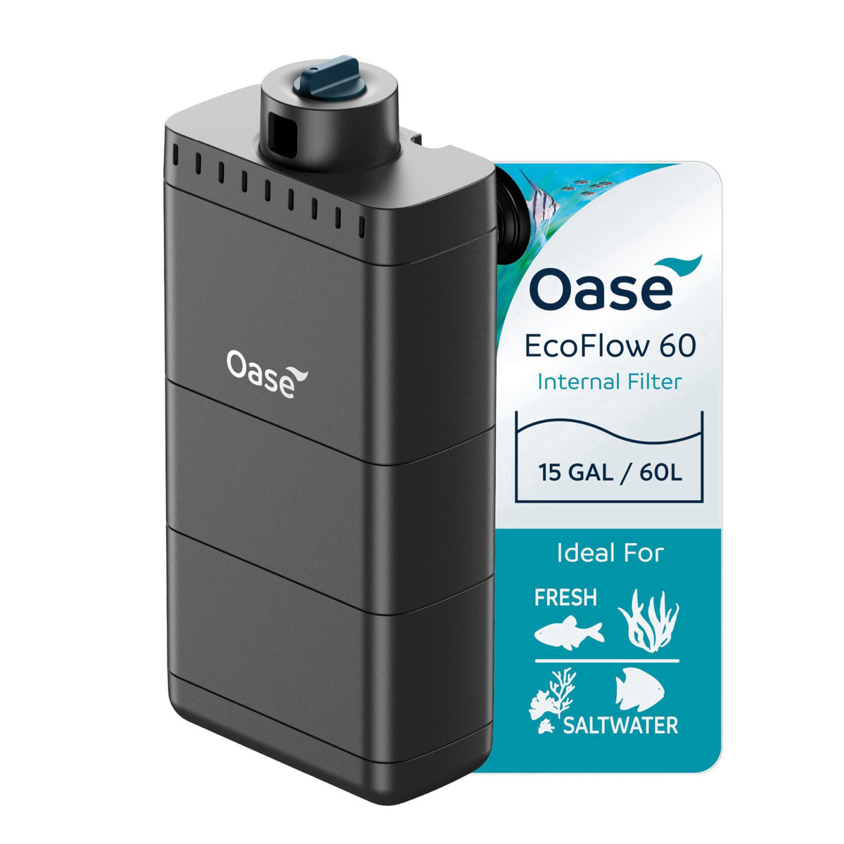 Oase EcoFlow 60 Internal Aquarium Filter Quiet Submersible — view 2