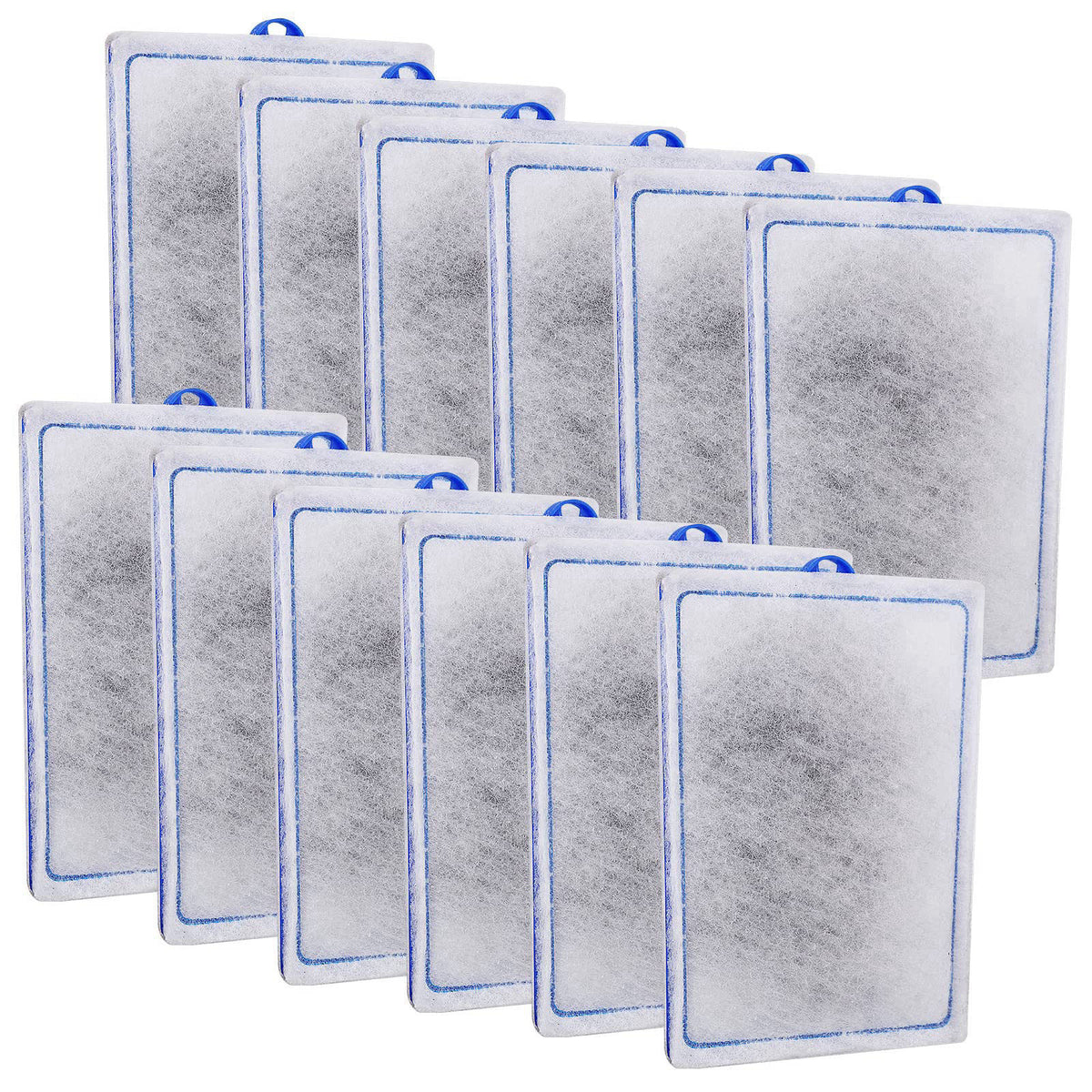 xbbwmrs 12 Pack Large Aquarium Filter Cartridges Compatible — view 2