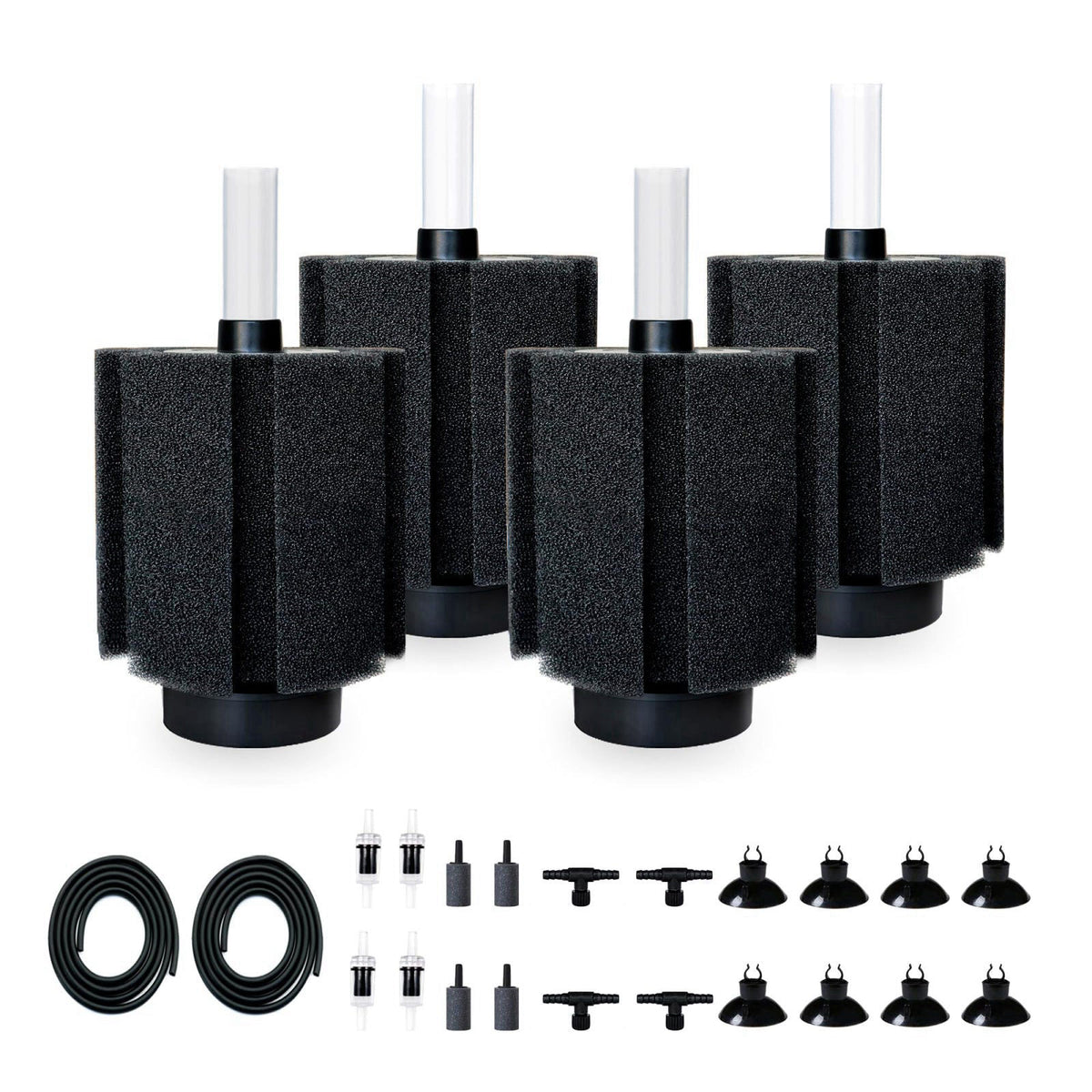 70 80 Gal Aquarium Sponge Filter with Air Stone Ceramic by DVHEY