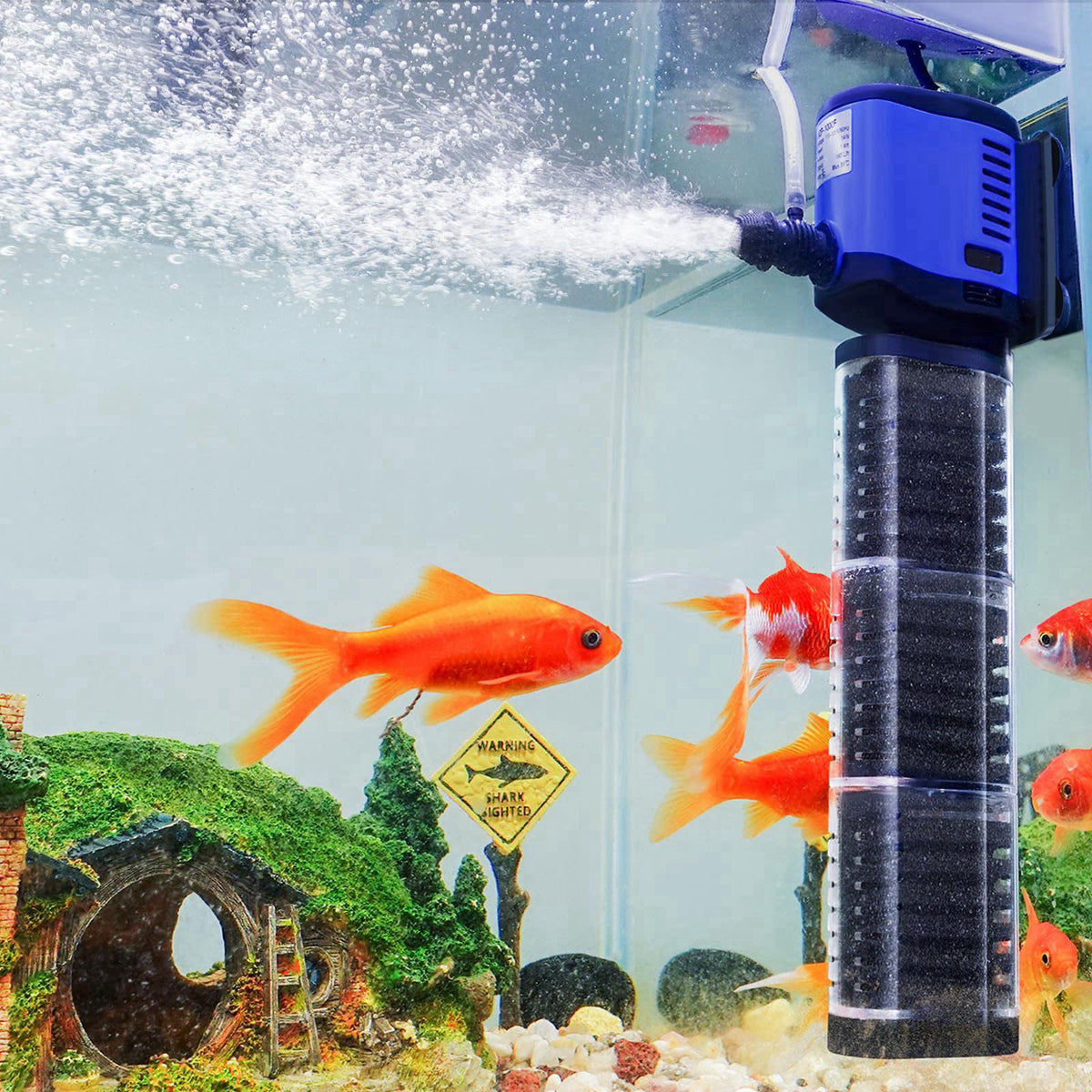 TARARIUM Aquarium Filter for Fish Tank 4 in 1 Extra Large
