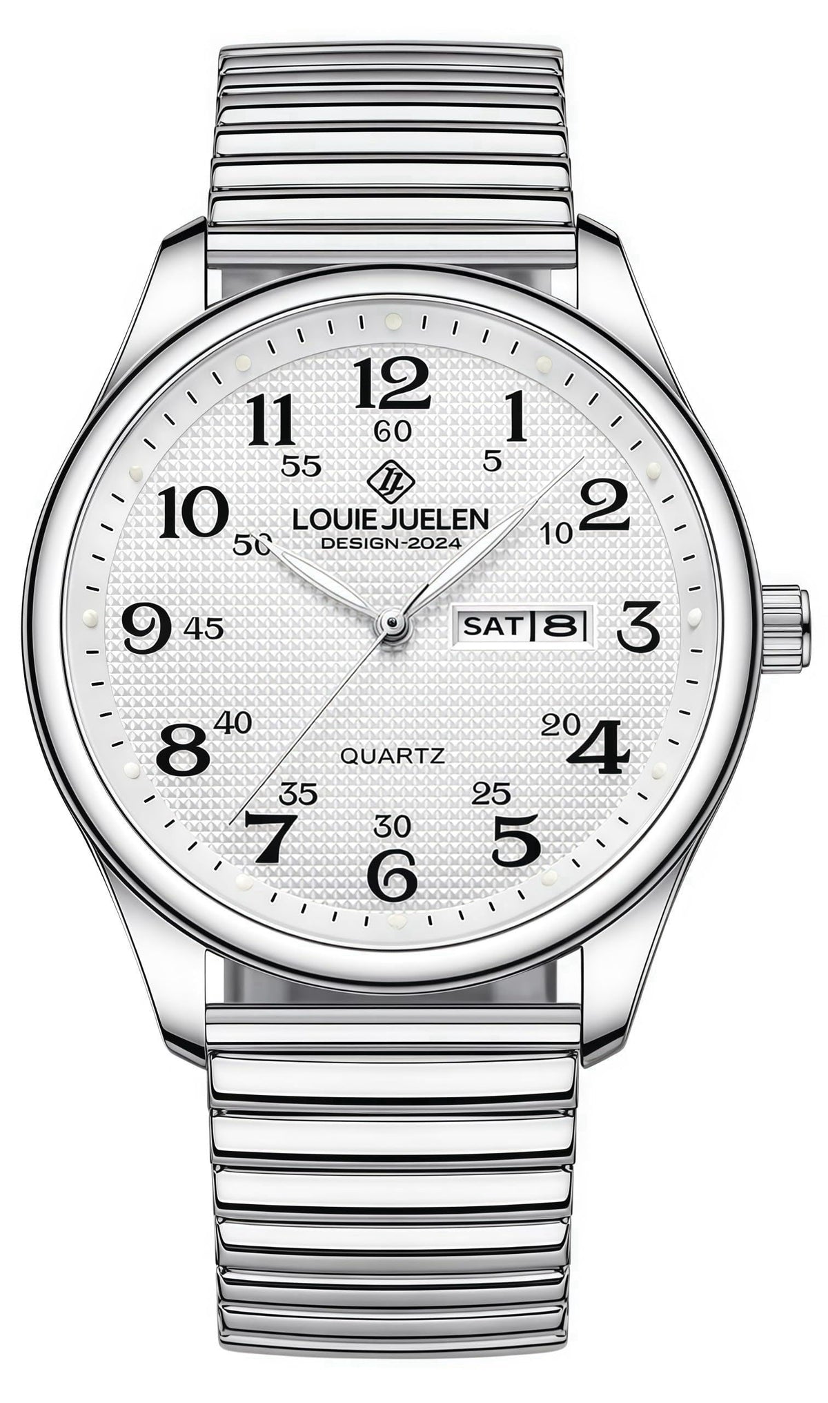 Gosasa Easy to Read Quartz Watch for Seniors Large Numerals