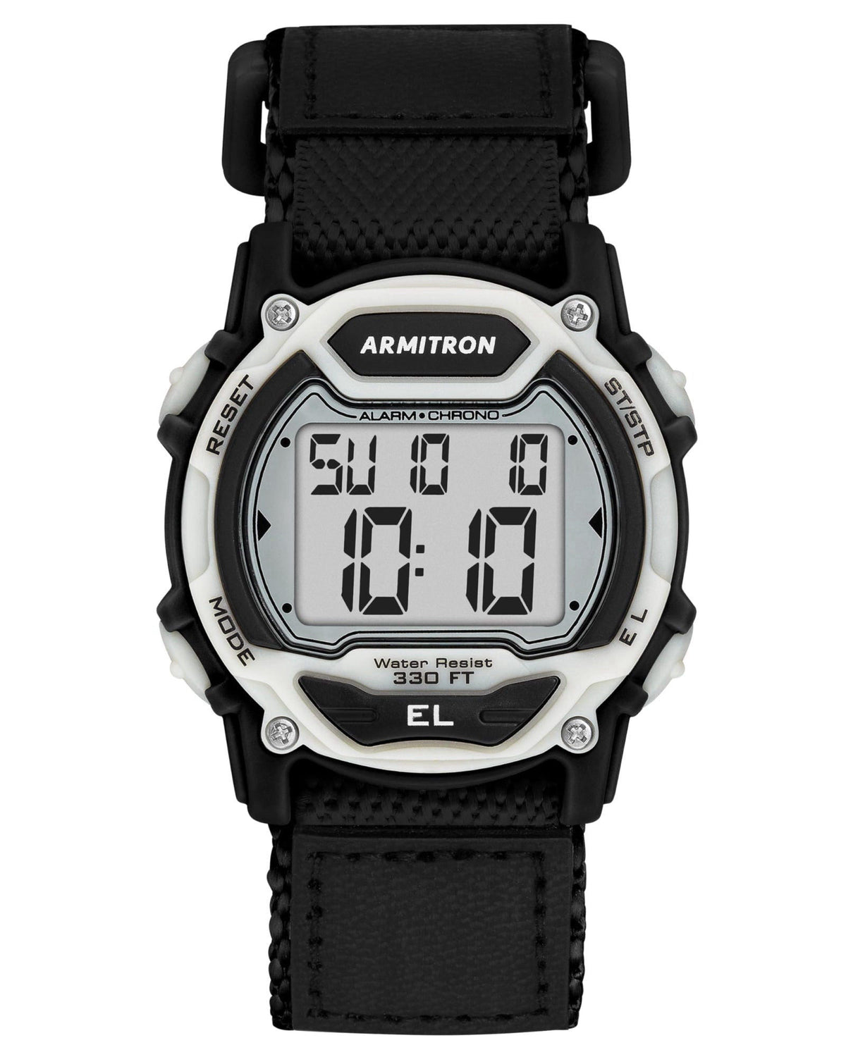 Armitron Sport Unisex Digital Chronograph Nylon Strap Watch