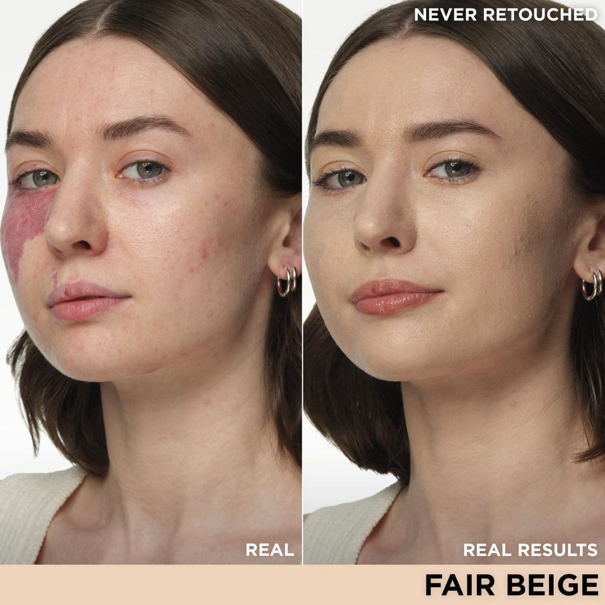 IT Cosmetics CC+ Cream with SPF 50+ Full Coverage Foundation Natural Finish – close-up detail in 04C Fair Beige (very fa
