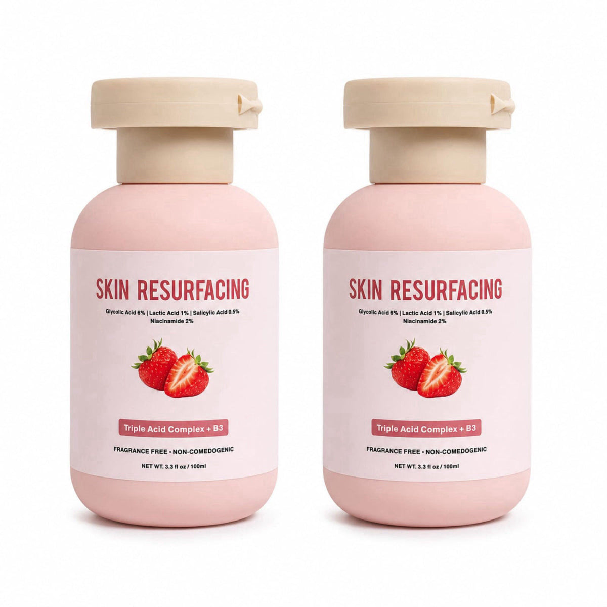 klarifyScience Resurfacing Strawberry Skin Serum (Pack of 2) – product photo (Creams)