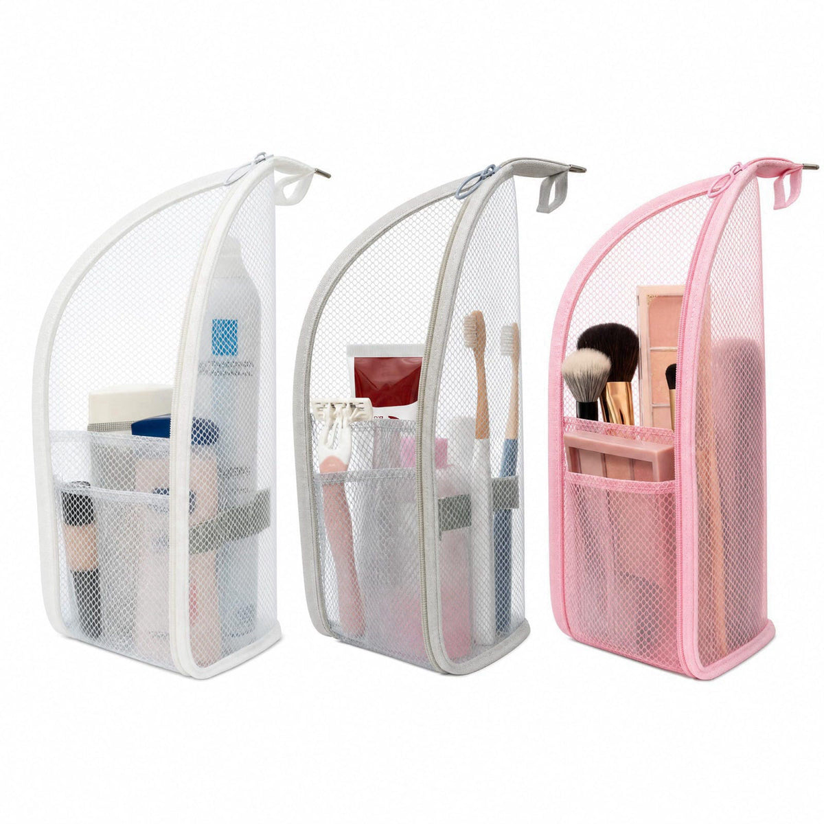 Standing Toiletry Bag larger Portable Foldable Hanging by ROVLET — view 2