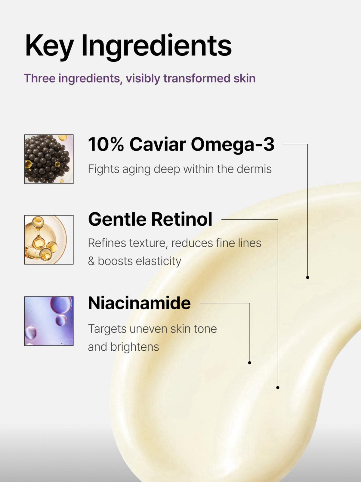Caviar Glow Smoothing Serum korean Retinol Serum for Anti by Delere — view 5