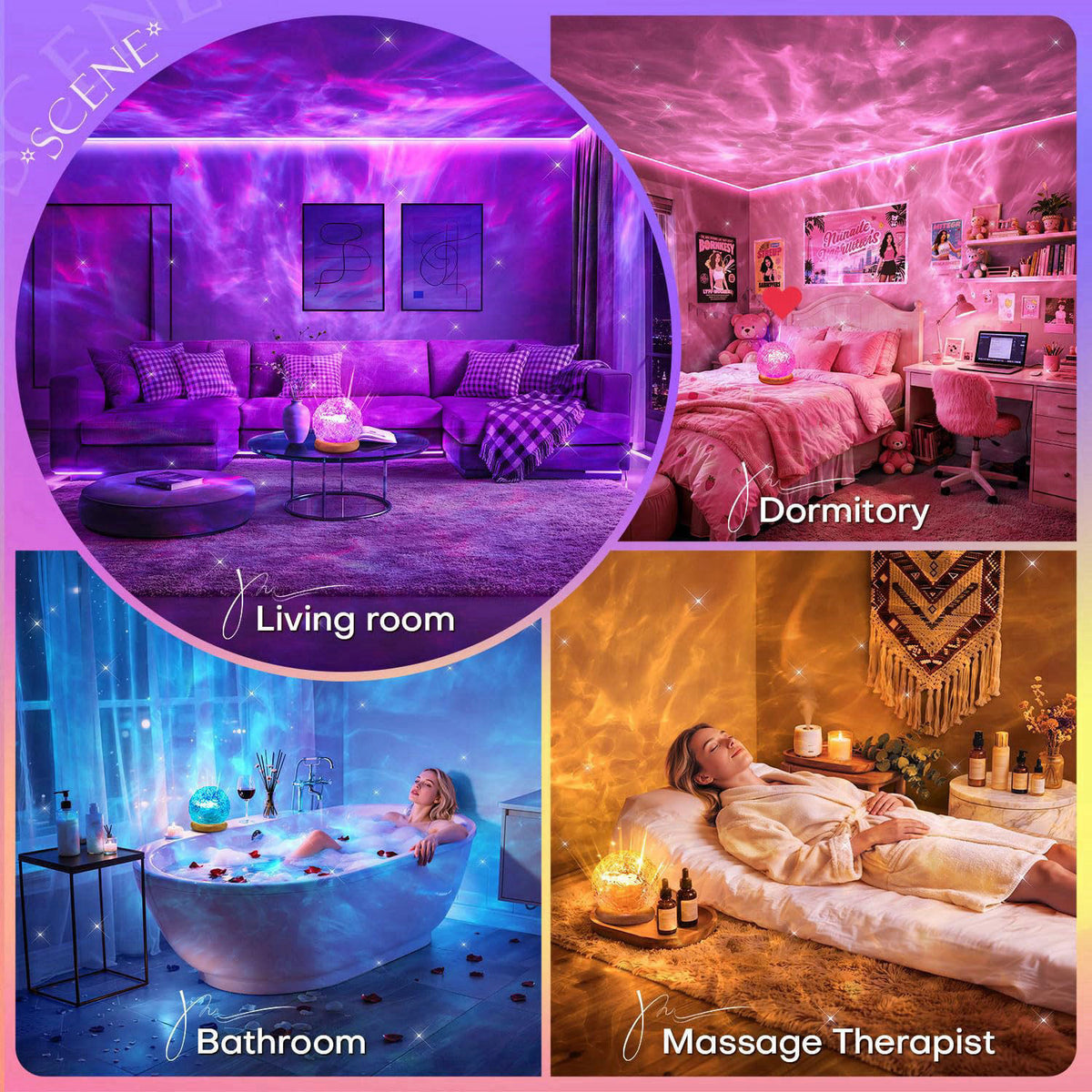 Ambient Lighting 16 Colors Led Lights for Bedroom Gift Ideas