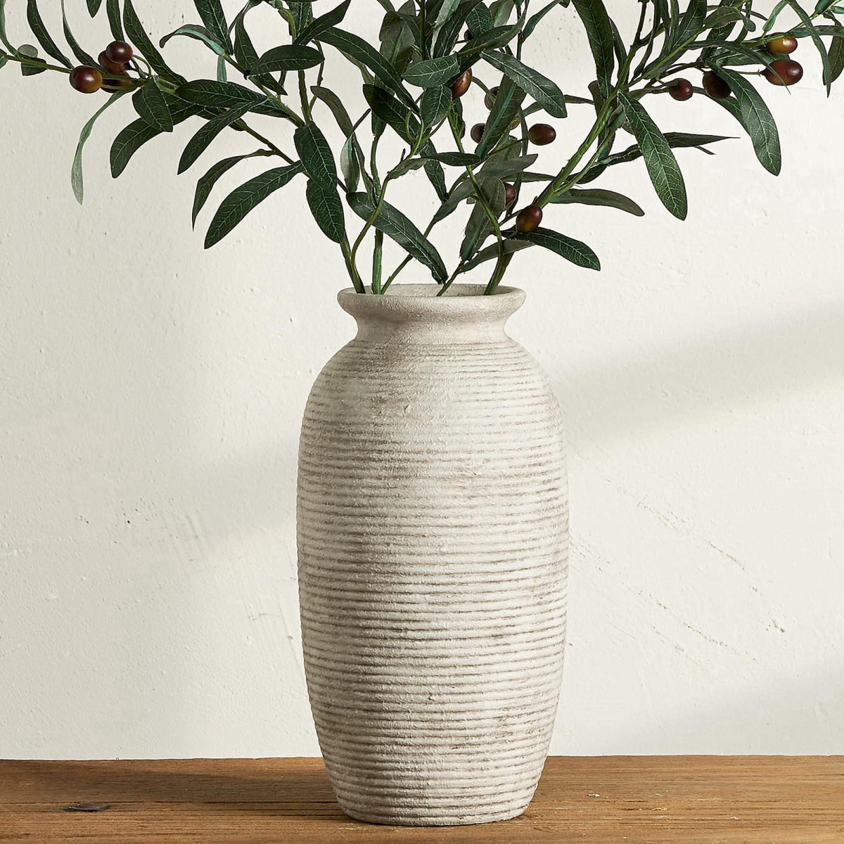Ceramic Flower Vase 12 5 Large Vases Home Decor Rustic by ooit — view 2