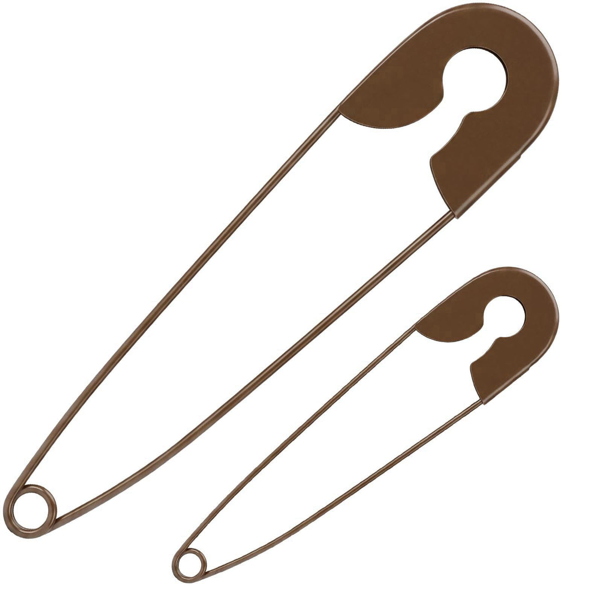 Daifunli 2 Pcs Large Hanging Metal Safety Pins Rustic