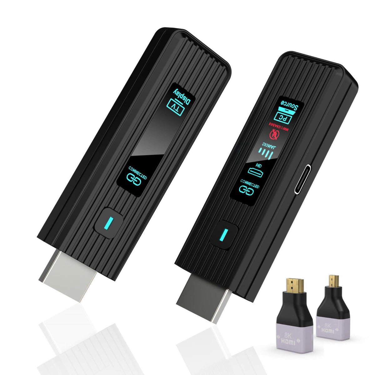 2026 New Wireless HDMI Transmitter and Receiver 360FT 110M by HSJINHONG — view 2
