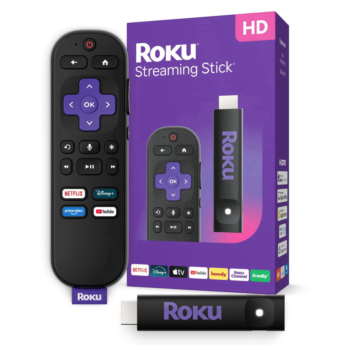 Roku Streaming Stick HD with Voice Remote — view 2