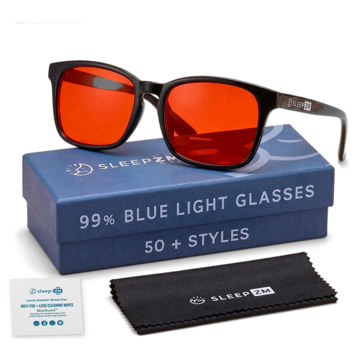 Blue Light Blocking Glasses for Sleep by Sleep ZM