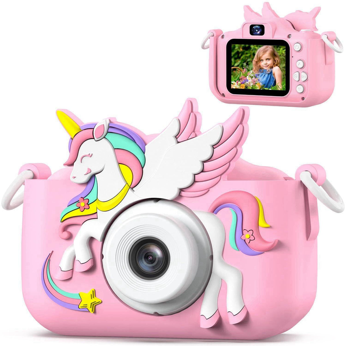 Upgrade Kids Camera for Boys Girls Toddler Digital Selfie by Cimizi