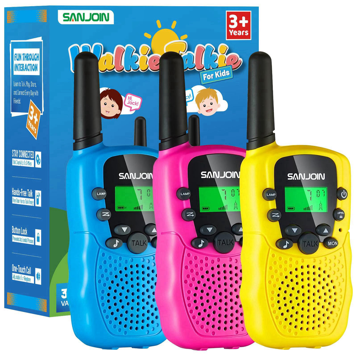Walkie Talkies for Kids Games Outdoor Toys for 3 12 Year Old by SANJOIN