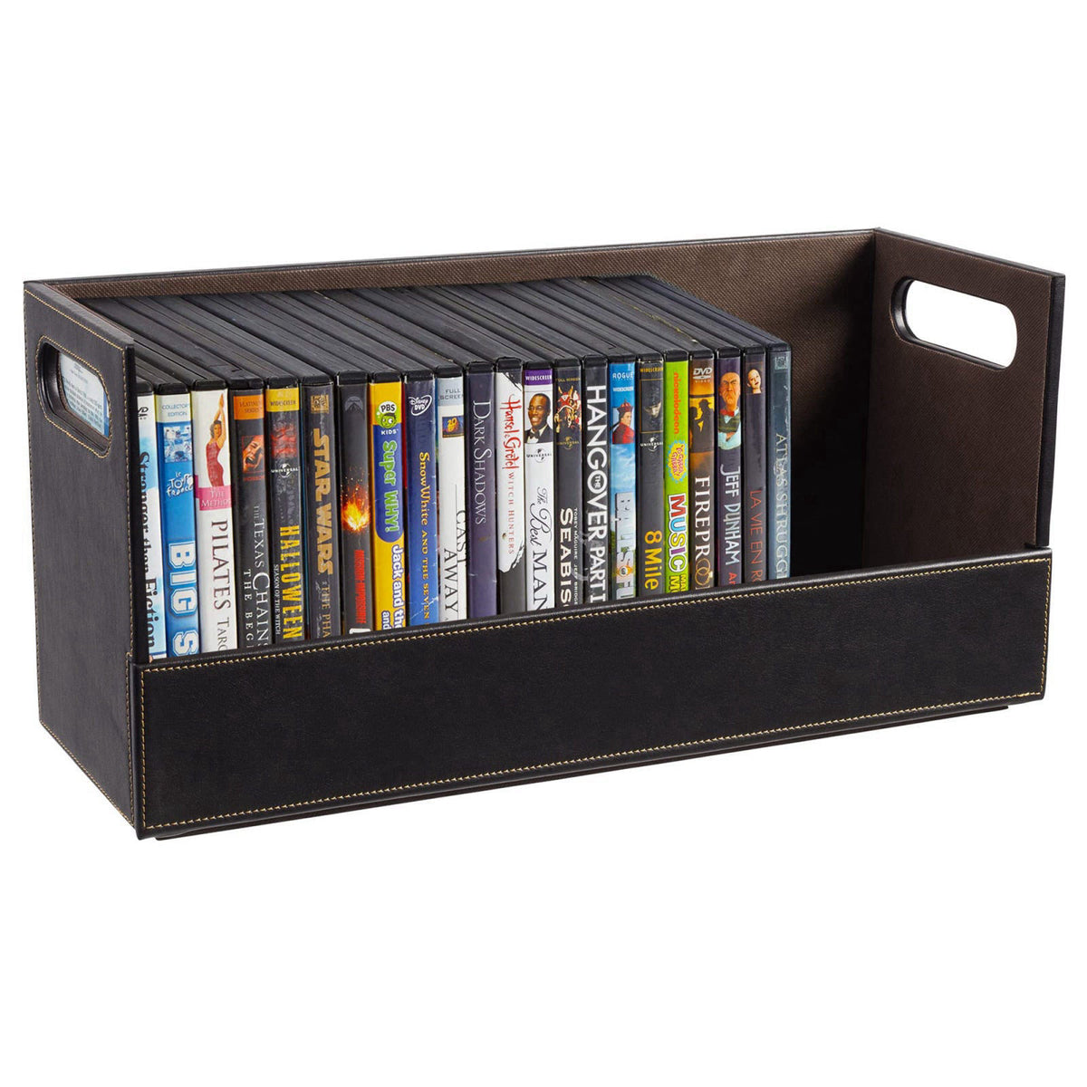 Stock Your Home DVD Storage Box Movie Shelf Organizer for