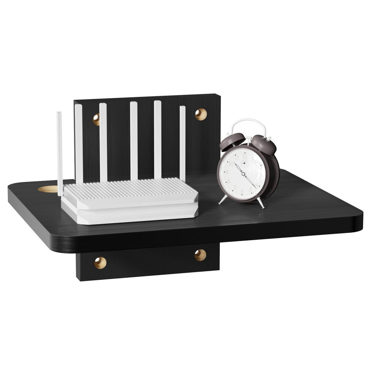 WALI Floating TV Shelf 1 Tier Projector Shelf for DVD — view 2