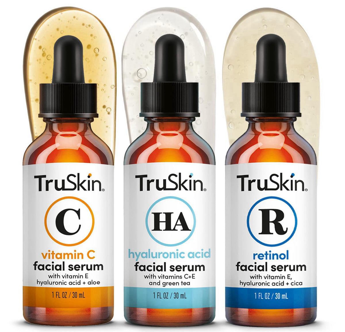 TruSkin Serum Trio with Vitamin C Retinol Hyaluronic Acid 1