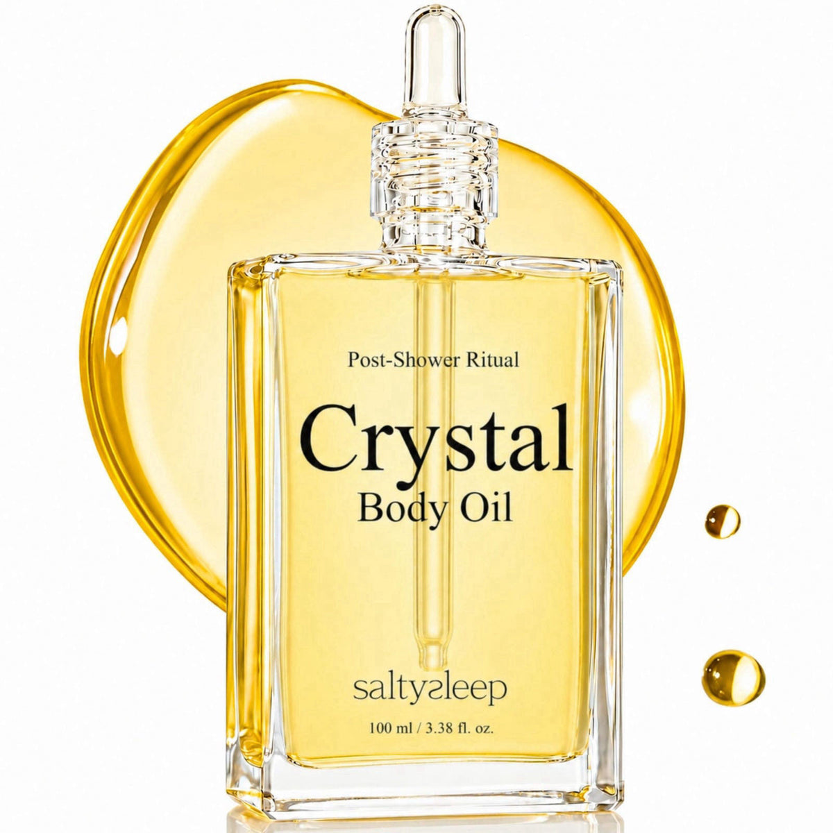Crystal Body Oil Vanilla Glow Anti Aging Dry Oil 3 38 fl oz