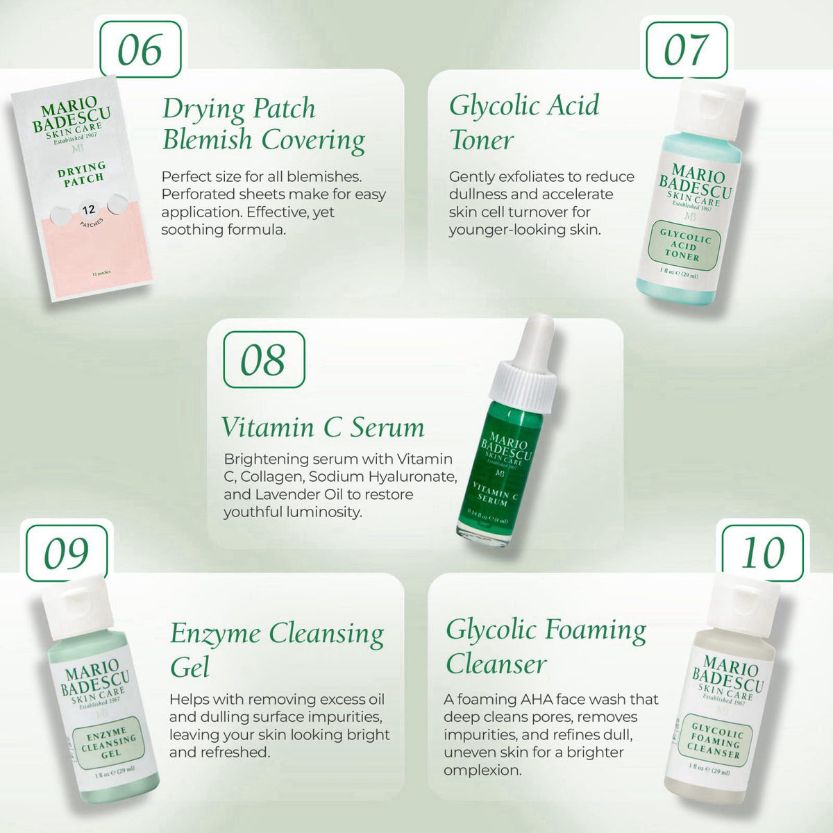A Little Bit of Mario 10 Piece Skincare Kit Vitamin C Serum